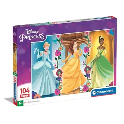 Bild av Clementoni Jigsaw Puzzle Super Color Disney Princess 104pcs. Golv