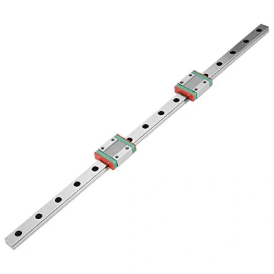 Bild av linjär styrskena 1 st 400 mm MGN12 miniatyr 12 bredd + 2 MGN12B glidblock