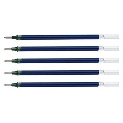 Bild av 5 x uni ball påfyllningspatroner UMR 10 146951 för gelpenna Gel Impact / Broad UM 153S UM153S 153C, blå
