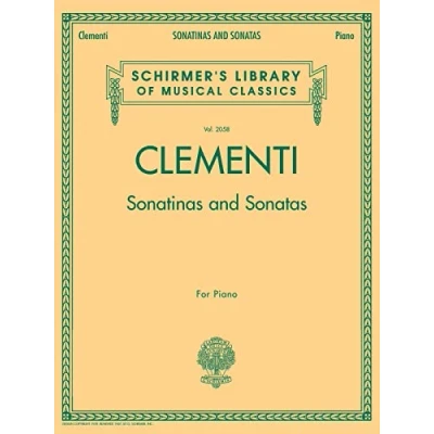 Bild av Muzio clementi: sonatinas and sonatas piano: Schirmer&#039;S Library of Musical Classics, Vol. 2058