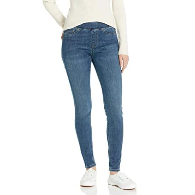 Bild av Amazon Essentials kvinnors stretch pull on jegging (finns i plusstorlek), medium tvätt, 2 långa