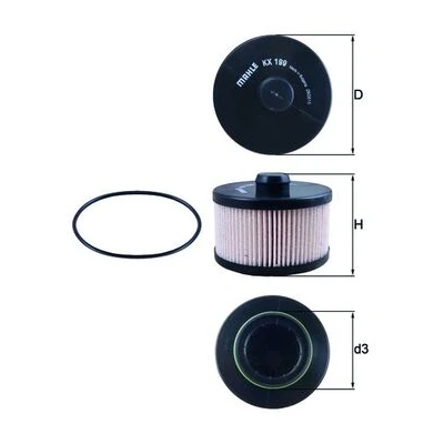Bild av Bränslefilter KNECHT KX 199D