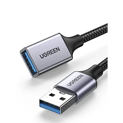 Bild av UGREEN USB 3.0 Förlängningskabel 5Gbps A Datakabel Nylon och Aluminiumhölje Flätad. (3M)
