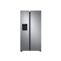 Bild av Samsung RS8000NC RS6GA884CSL Kylskåp/frys sida vid med vattenbehållare, isbehållare bredd: 91.2 cm djup: 71.6 höjd: 178 635 liter Klass C design i rostfritt stål