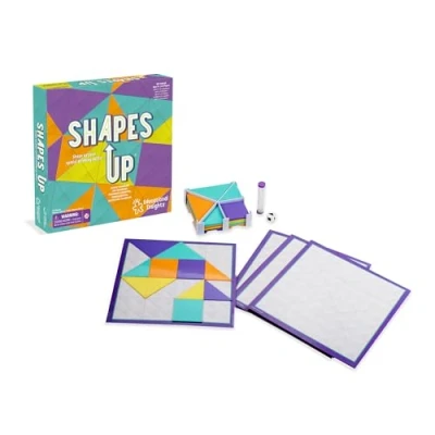 Bild av Learning Resources Shapes Up Strategy Game, Pussel för 7, 8, 9, 10 år, pojkar, flickor och vuxna