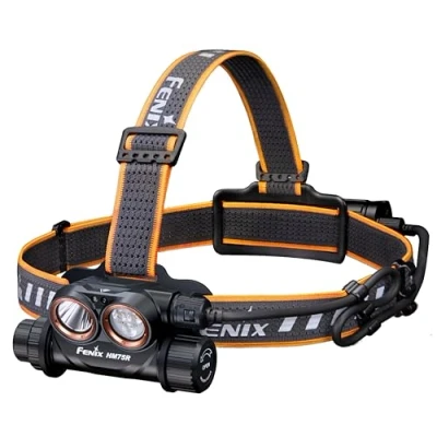Bild av fenix HM75R Dubbel strömkälla mångsidig pannlampa 1 600 lumen 223 m räckvidd Cool vit fläck, neutral översvämning och röda balkar IP68