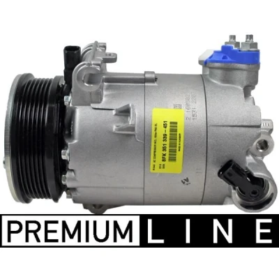 Bild av MAHLE ORIGINAL ACP 1394 000P Compresseur de Climatisation 7VS16ec 12 PAG 46 YF 1234yf, R 134a sans vis vidange d&#039;huile