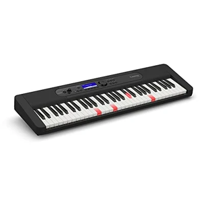 Bild av Casio LK S450, Digital synthesizer, Choruseffekt, Flanger / Signal Processing (DSP), Reverb, 5 W, Svart, LCD, AC, Batteri