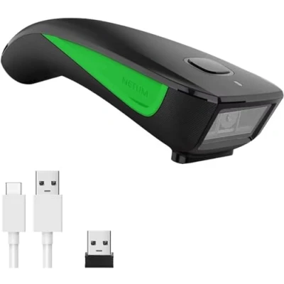 Bild av NETUM C740 Trådlös streckkodsläsare Bluetooth kompatibel, liten ficka USB 1D skanner för inventering, streckkodsavläsare surfplatta iPhone iPad Android iOS PC POS