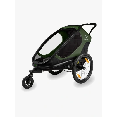 Bild av Hamax Outback ONE Cykelvagn inkl. Babyinsats, Green/Black