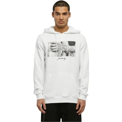Bild av Mister Tee PRAY 2.0 Luvtröja, Storlek: Medium, White