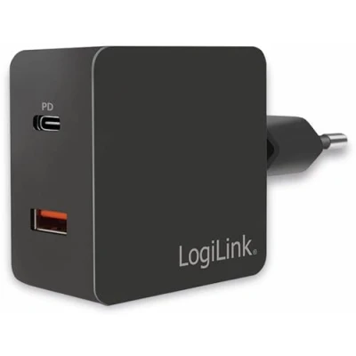 Bild av LogiLink Socket adapter 1x USB C port (PD) &amp; A QC 18W