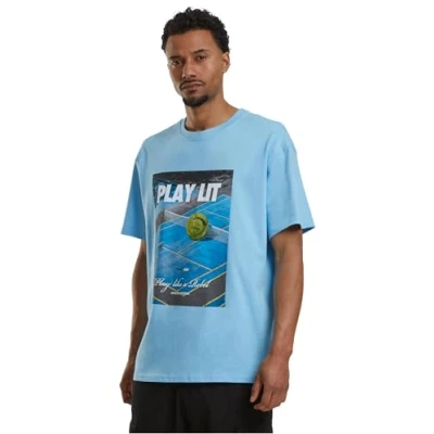 Bild av Upscale by Mister Tee Playlit Heavy Tshirt med print, Storlek: Small, Balticblue
