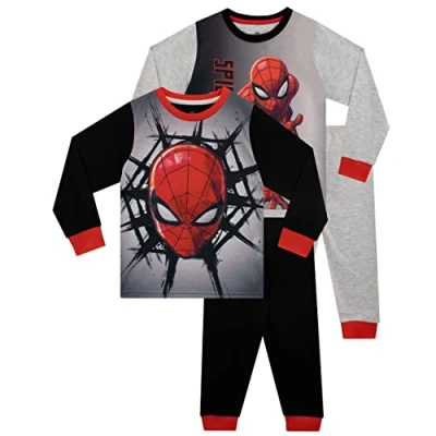 Bild av Marvel Pojkar 2 förpackningar Pyjamas Spiderman Flerfärgad 128