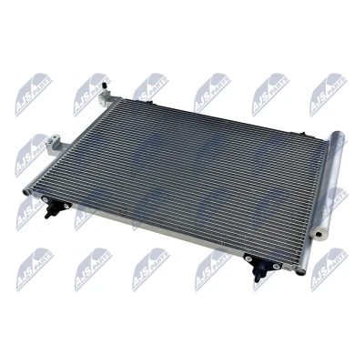 Bild av NTY CCS CT 020 Condenseur De Clim avec déshydrateur Aluminium 595 R 134a CITROËN: C8, Jumpy II Van, MPV, PEUGEOT: 807, Expert Van