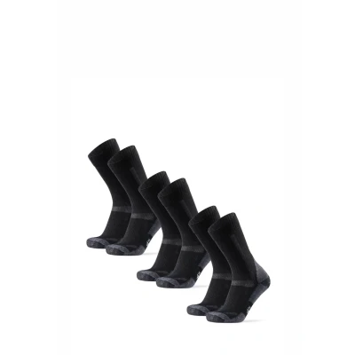 Bild av Danish Endurance Classic Hiking Socks 3 PACK Träningssockor, Storlek: 35 38, Black