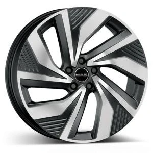Bild av MAK Electra Black polished 8.5x20 5/112 ET50,5 B66.6