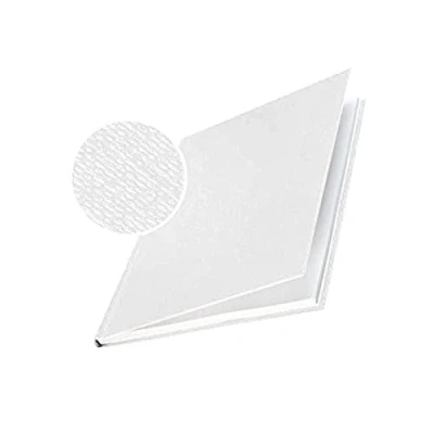 Bild av Leitz ImpressBIND Hårt fodral, 5,5 mm ryggrad, vit, paket med 10