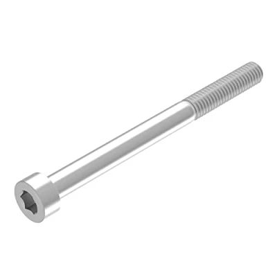 Bild av SECCARO cylindrisk skruv M6 x 70 mm, rostfritt stål V2A VA A2, DIN 912 / ISO 4762, sexkantshylsa, deltråd, 20 stycken
