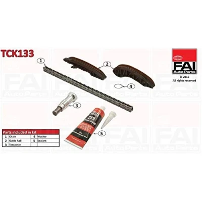Bild av FAI AutoParts TCK133 Jeu de distribution à chaînes avec joints, sans roues dentées Simplex, Chaîne vélo BMW: 1 5 portes, 3 Berline, Touring