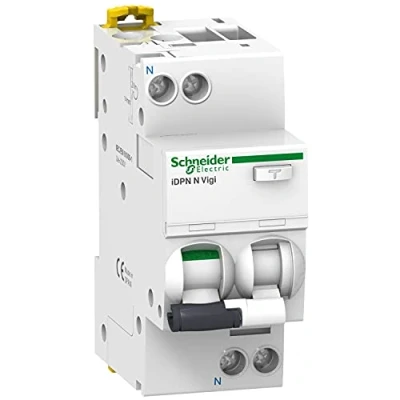 Bild av Schneider Electric A9D56613 FI/LS omkopplare iDPN N Vigi 1P+N, 13A, B Char, 30mA, typ A, 6kA, 13 ampere