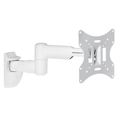 Bild av Korrekt svängarm vägg TV fäste för 28/32 och 42 tum LED eller LCD Dual Pivot Swing Arm for and Inch Vitt