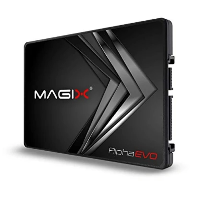 Bild av Magix SSD Alpha EVO, SATA III 2,5 tum, 6 Gbps, läs /skrivhastighet upp till 500/490 MB/s, 3D NAND MLC/TLC, intern (120 GB)