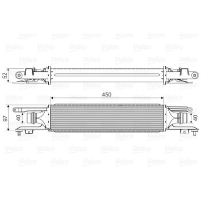 Bild av VALEO 818577 Intercooler sans vanne EGR OPEL: Corsa D 3/5 portes