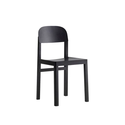 Bild av Muuto Workshop Chair Matstol Black L : 40 cm B 46 cm. H: 17,75