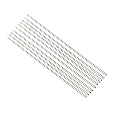 Bild av 10 st 304 rostfritt stål raka rörrör OD 0,3 mm x 0,1 ID, längd 250 kapillärrör