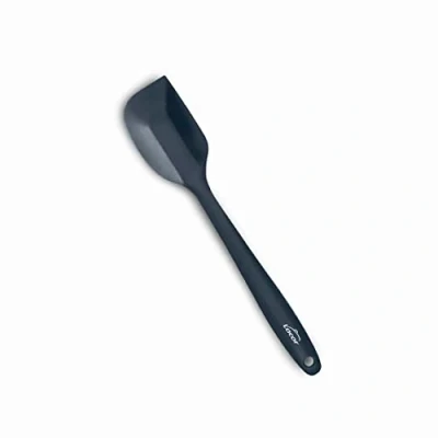 Bild av Lacor 64464 Grå köksspatel, silikonspatel, köksredskap, ergonomiskt handtag, non stick, högtemperaturbeständig, diskmaskinssäker, längd 27,5 cm