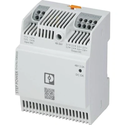 Bild av PHOENIX CONTACT STEP3 PS/1AC/48DC/2.5/PT DIN skena strömförsörjning 48 V/DC 2,5 A 120 W innehåll 1 st.