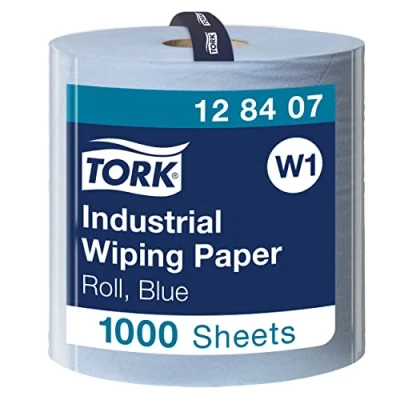 Bild av Tork Avtorkningspapper blå W1, absorberande, 1 x 000 ark, 128407