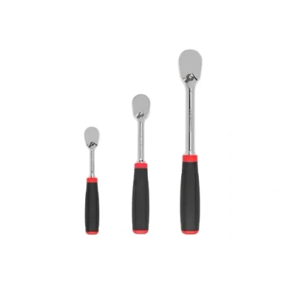 Bild av TEKTON 1/4, 3/8, 1/2 tums enhet komfortgrepp spärrset (3 delar) SRH91002