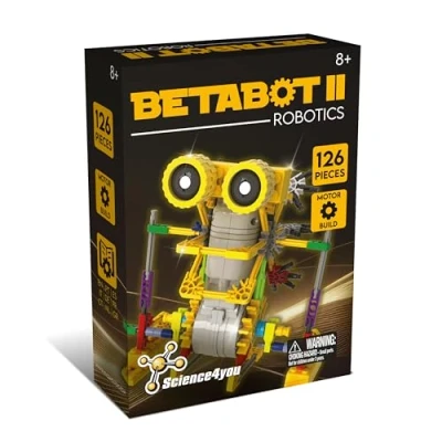 Bild av Science4you Betabot Robot byggsats för barn, bygga din robotrobot, robotsats med 126 delar, ny version, pedagogiska leksaker barn 8 9 10 11+
