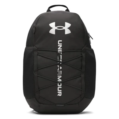 Bild av Under Armour 26,5 liter Hustle Lite ryggsäck för män, midnattsmarinblå/stål