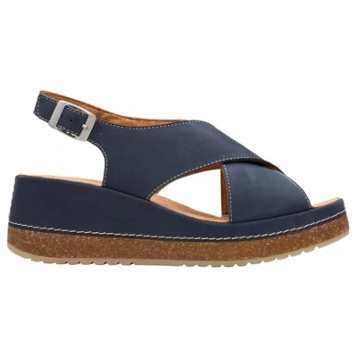 Bild av Clarks dam Kassanda Step sandaler, Marinblå, 41,5 EU, 41 EU