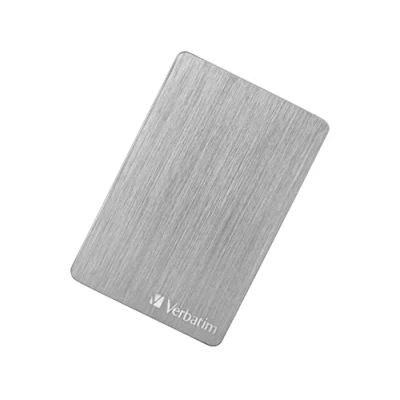 Bild av Verbatim Store &#039;n&#039; Go ALU Slim, 2 TB, silver, extern hårddisk, USB 3.2 GG, 1, hårddisk av aluminium, för Windows &amp; Mac OS X, bärbar