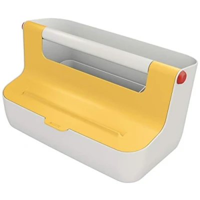 Bild av Boîte de rangement Leitz Cosy Anse transport Jaune ABS (21,4 x 19,6 36,7 cm)