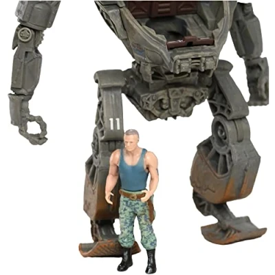 Bild av Bandai Disney Avatar McFarlane figurer Medium Deluxe Box Överste Miles Quaritch &amp; Robotljud AMP TM16378