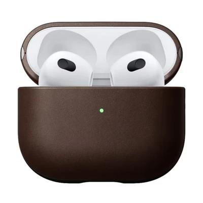 Bild av Nomad Modern Leather Case för Airpods Series 3 (2021) Brun