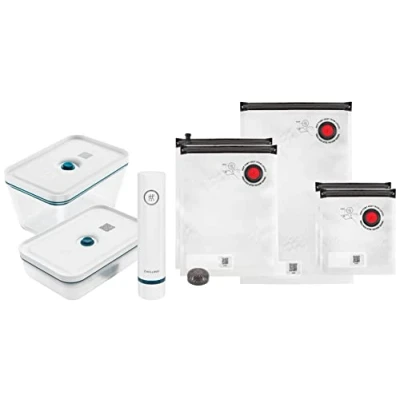 Bild av ZWILLING Fresh &amp; Save Vakuum Start Set, Borosilikatglas, L, 8 st, La Mer