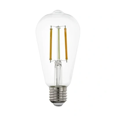 Bild av EGLO connect.z Smart Home LED lampor E27, ST64, ZigBee, app och röststyrning, dimbar, ljusfärg justerbar, 700 Lumen, 6 W, vintage glödlampa klar