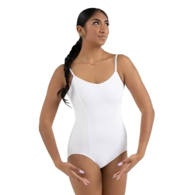 Bild av Capezio damprinsessa sydd trikå, dans och gymnastik trikåer för det eleganta ballerina utseendet, baletttrikåer kvinnor kan använda studietid, repetitioner uppträdande vit, storlek M