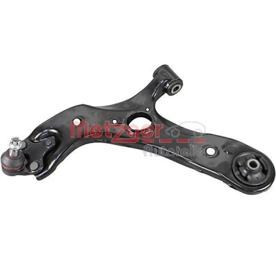 Bild av METZGER 58109301 Bras de suspension avec rotule suspension, support en caoutchouc Essieu avant gauche barre oscillant transversal