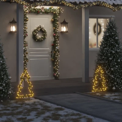 Bild av VidaXl Julträd Spett 80 Leds 60 Cm