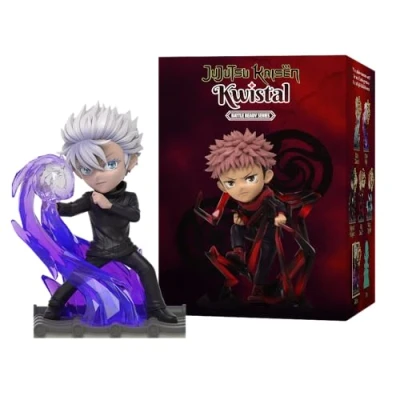 Bild av Mighty Jaxx Jujutsu Kaisen Kwistal Fwenz Battle Ready Series Blind Box Toy Samlarfigurer Ett paket Innehåller en slumpmässig figur