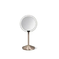 Bild av Simplehuman sensor spegel vikbar, roséguld