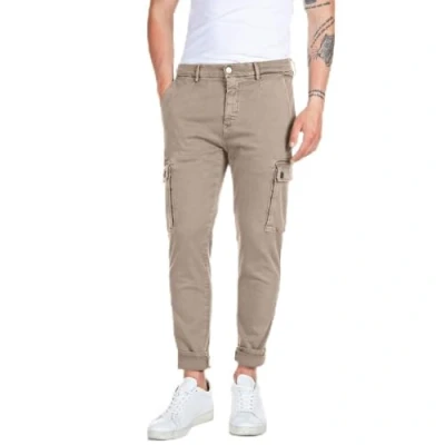 Bild av Replay Slim fit Cargo Jeans Jaan Hypercargo Colour, 020 sand, 33W / 30L