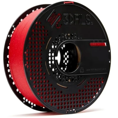 Bild av 3DFILS PLA Glitter filament för 3D utskrift Neat Winding esFil MAX: 1,75 mm, 1 kg, Galactic Red